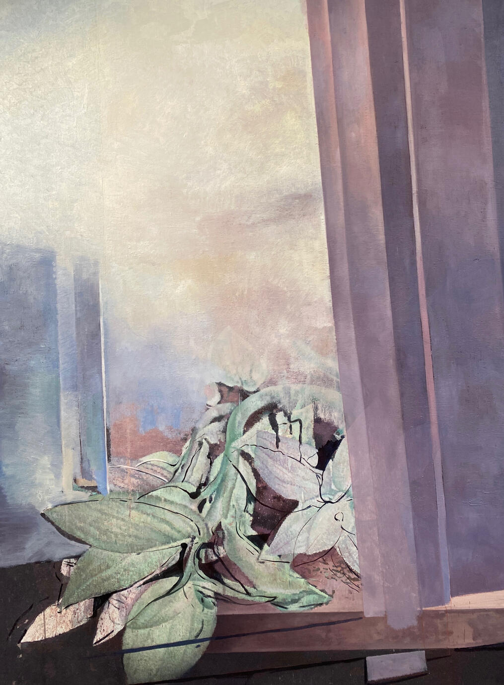 The Flowers — Oil painting on canvas, 97 × 130 cm, 2023