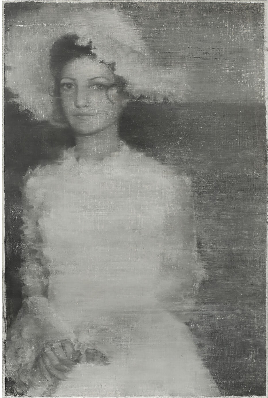 The Moments — Oil on paper, 24 × 16 cm, 2018