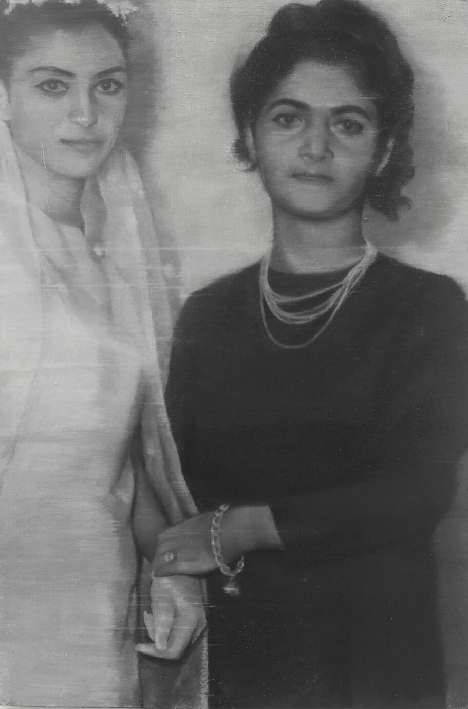 The Moments — Oil on paper, 24 × 16 cm, 2018