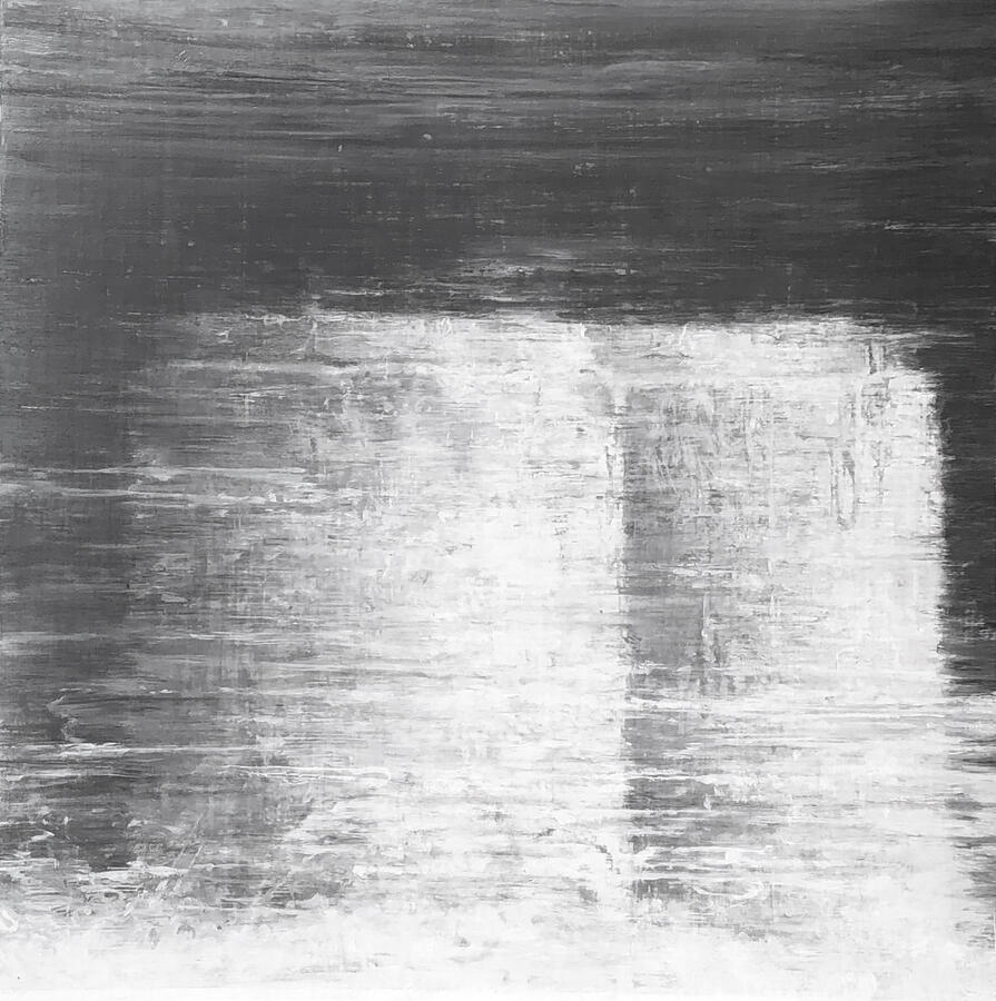 The Moments — Oil on paper, 20 × 20 cm, 2019